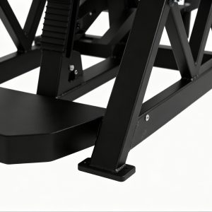 Adjustable shoulder press machine for strength training and muscle building.