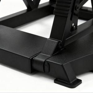 Adjustable shoulder press machine for strength training and muscle building.